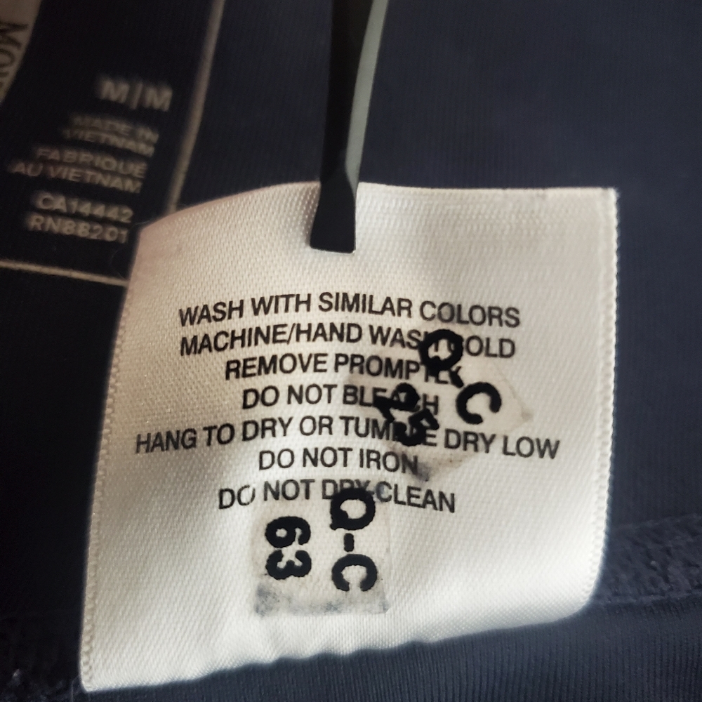 ◇ Mondetta Navy Blue Capri Workout Leggings Size Medium - Picture 5 of 9